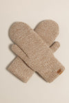 Winter Marled Knit Mittens with Cozy Lining