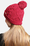 Solid Color Luxury Soft Beanie w Pom Pom