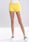 Upturned Hem Shorts