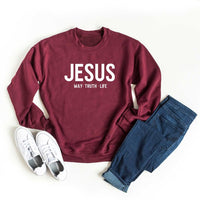 Jesus Way Truth Life Sweatshirt