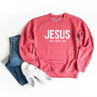 Jesus Way Truth Life Sweatshirt