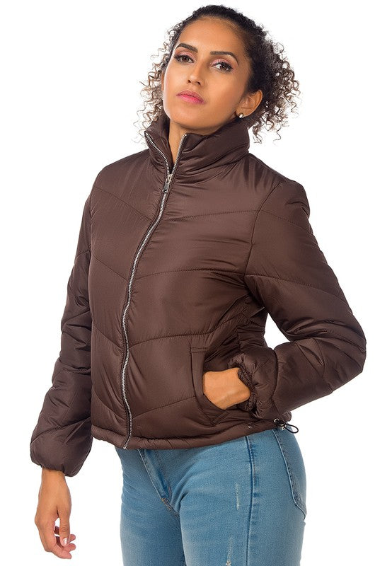 LONG SLEEVES PUFFER JACKET