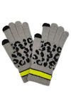 Leopard Print Smart Touch Gloves