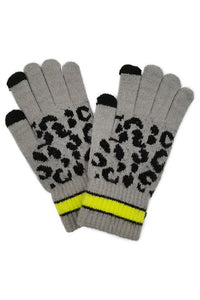 Leopard Print Smart Touch Gloves