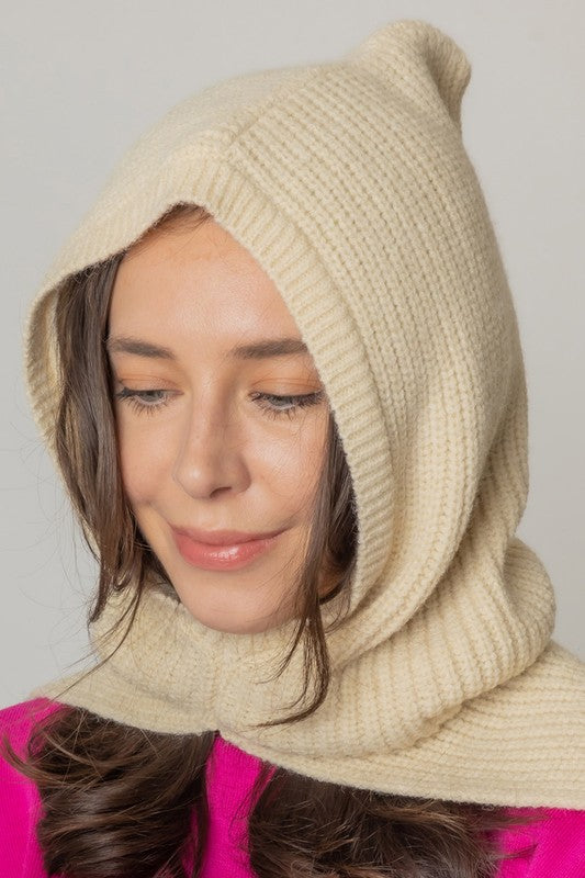 Solid Color Knitted Snood