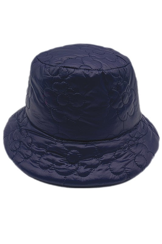 Flower Padded Bucket Hat