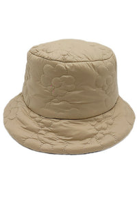 Flower Padded Bucket Hat