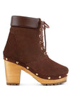 MAAYA Handcrafted Collared Suede Boot