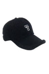 Letter T Chenille Patched Sherpa Baseball Cap