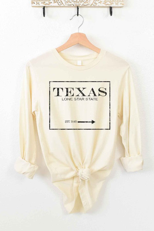 TEXAS LONE STAR STATE LONG SLEEVE TEE