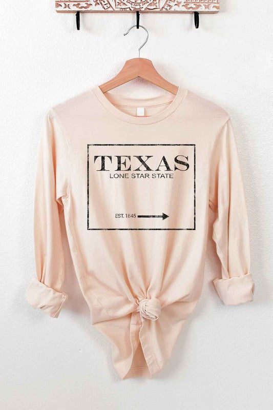 TEXAS LONE STAR STATE LONG SLEEVE TEE