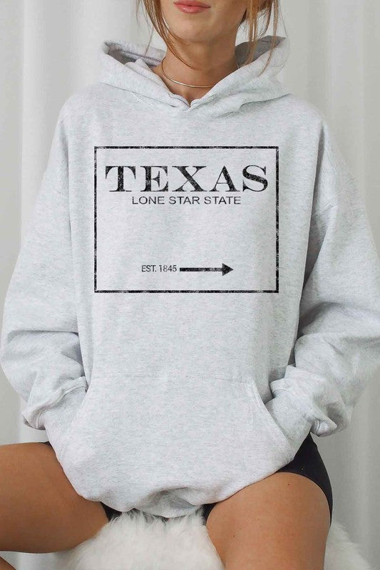 TEXAS LONE STAR STATE HOODIE PLUS SIZE