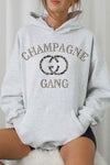 CHAMPAGNE GANG GRAPHIC HOODIE