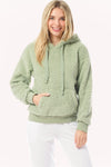 Fuzzy Sherpa Kangaroo Pocket Hoodie Pullover