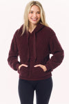 Fuzzy Sherpa Kangaroo Pocket Hoodie Pullover