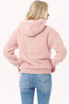 Fuzzy Sherpa Kangaroo Pocket Hoodie Pullover