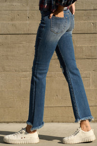 PREMIUM HIGH RISE CROP BOOT JEANS