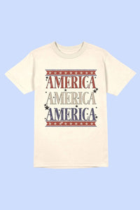 AMERICANA PATRIOTIC GRAPHIC TEE