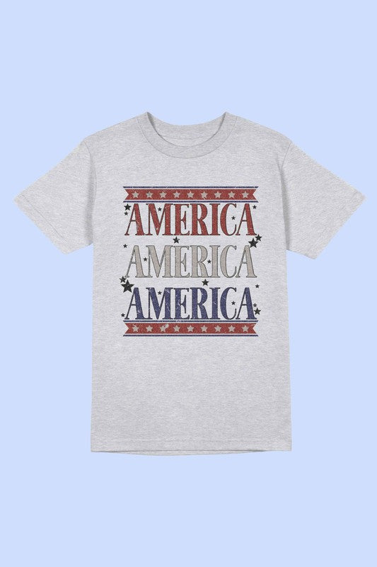 AMERICANA PATRIOTIC GRAPHIC TEE