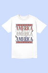 AMERICANA PATRIOTIC GRAPHIC TEE