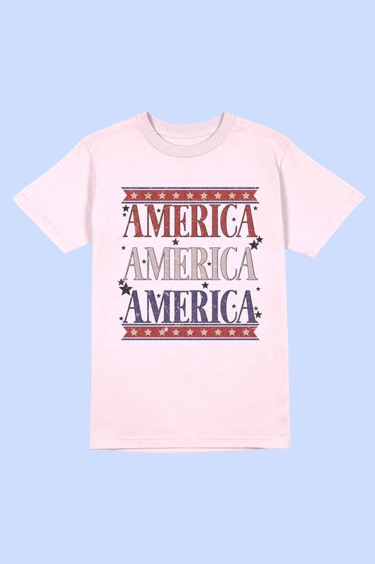 AMERICANA PATRIOTIC GRAPHIC TEE