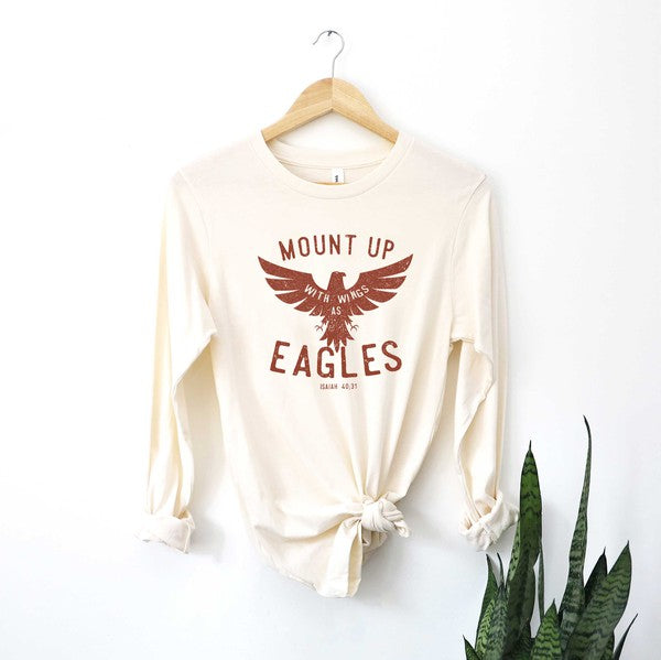 Wings As Eagles Long Sleeve Graphic Tee