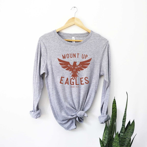 Wings As Eagles Long Sleeve Graphic Tee