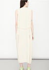 DRESS LONG SLEEVELESS - creme by BERENIK