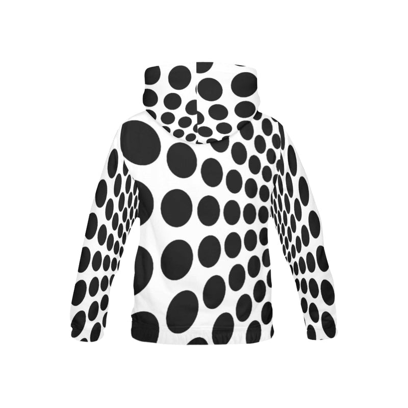 Black Dot,  printed Hoodie by Stardust