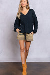 V Neck Sweater SMST349