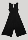 JUMPSUIT WIDE - black plain by BERENIK