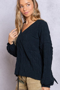 V Neck Sweater SMST349