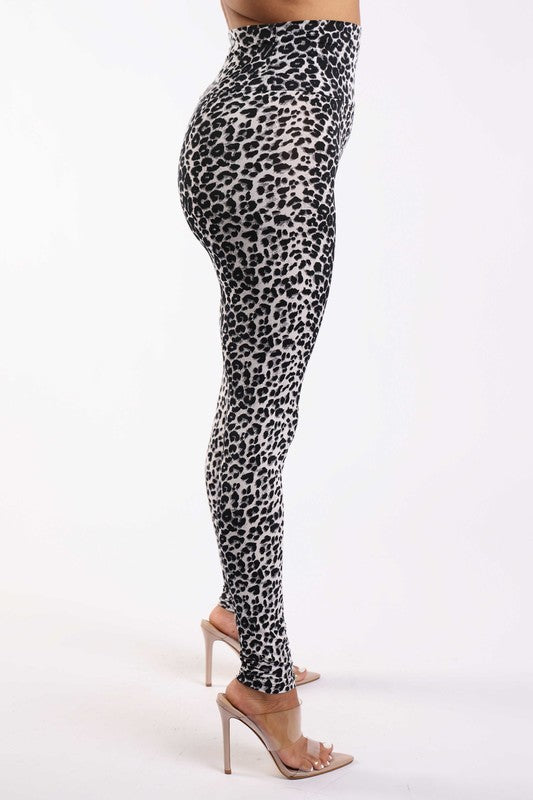 Animal Printed High Waisted Leggings