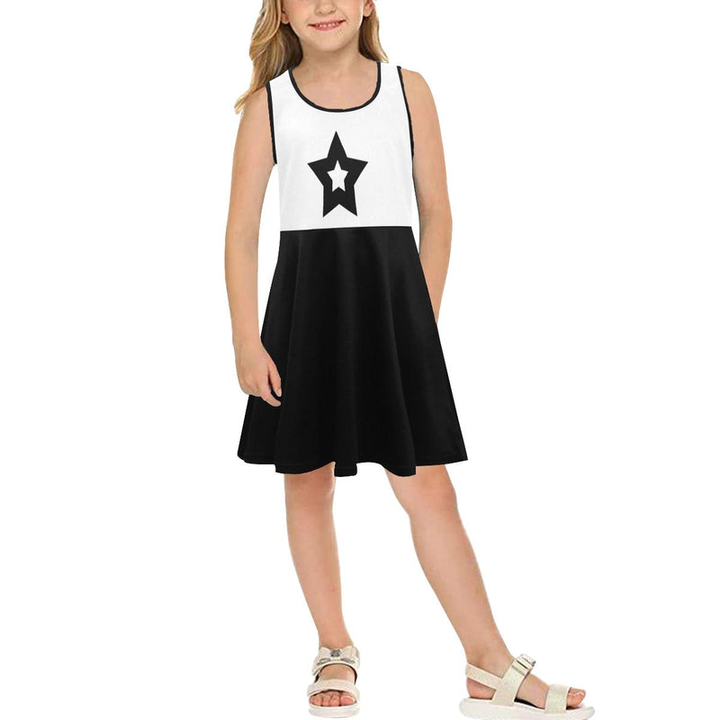 B&W, Bulky star Skater Dress by interestprint - East Hills Casuals