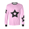 Bulky Stars. long sleeve T-shirt, Pink by interestprint - East Hills Casuals