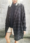 COAT TWEED - black/white by BERENIK