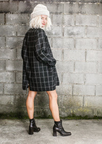 COAT TWEED - black/white by BERENIK