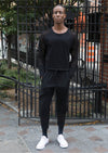 COOL LOUNGEWEAR SWEATPANTS - AIRY MESH black by BERENIK