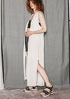 DRESS LONG SLEEVELESS - creme by BERENIK