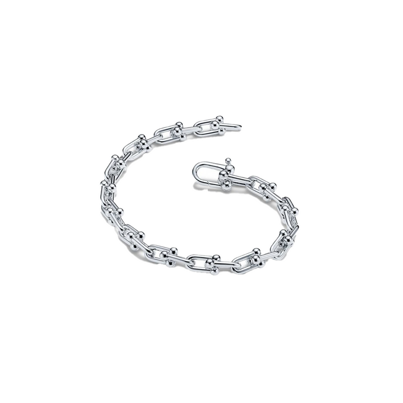 BG525W B.Tiff Horseshoe Link Chain Bracelet by B.Tiff New York (Retail)