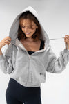 Zip Cloud Hoodie - Heather Grey 