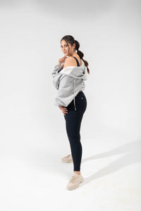 Zip Cloud Hoodie - Heather Grey 