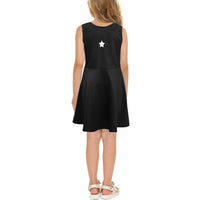 B&W, Bulky star Skater Dress by interestprint 