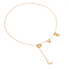 PTloveG B.Tiff Gold Adjustable Love Chain by B.Tiff New York (Retail)