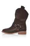 Dark brown Cali Leather Boots