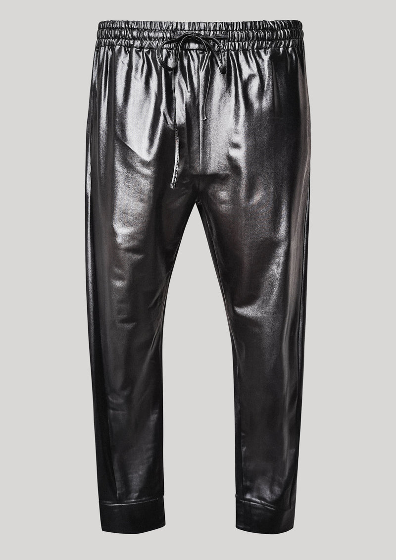 ELEGANT SWEATPANTS - black shiny by BERENIK