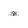 RG108MW B.Tiff 2 ct Moissanite Round Solitaire Interlocking Engagement Ring by B.Tiff New York (Retail)