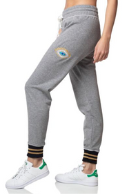 Emily Hsu Evil Eye Cuffed Jogger - East Hills Casuals