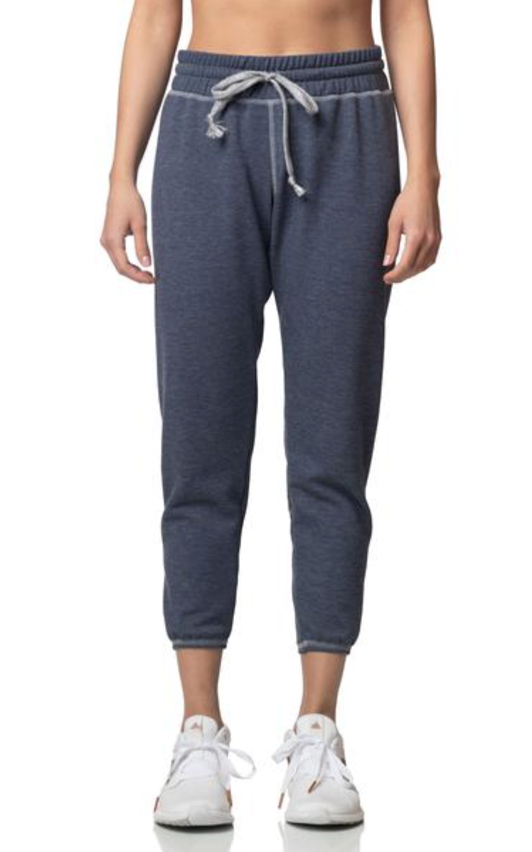 Emily Hsu Sky Denim Cropped Jogger - East Hills Casuals