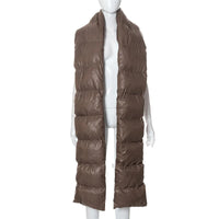 Turtleneck Down Jacket & Down Scarf by White Market